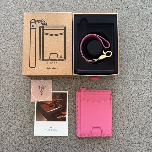 Andar The Denner Wallet * Wednesday Pink 🩷 - Picture 1 of 8